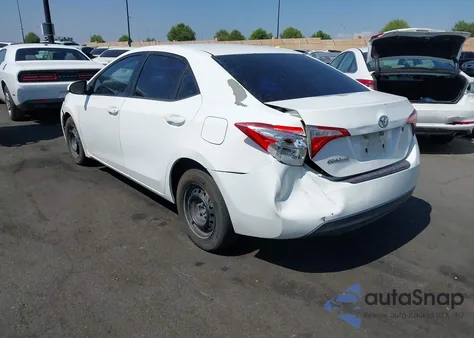 2016 Toyota Corolla L from USA, damaged, VIN 5YFBURHE6GP396307